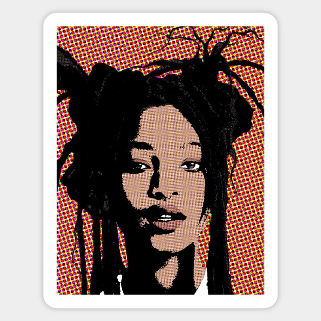 willow smith style pop art Sticker by soundofpopart